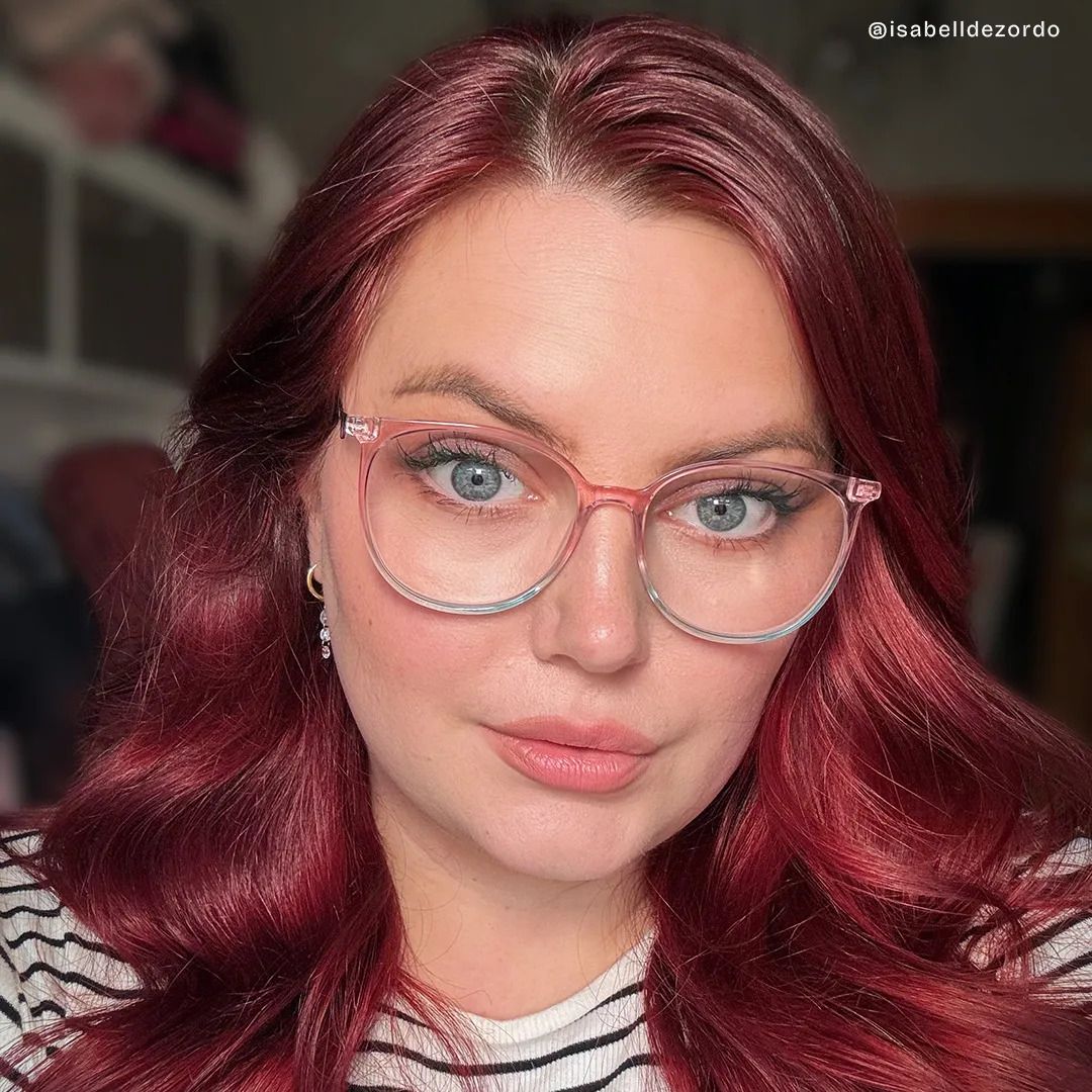 Lunettes rondes rose et vert Babbage6