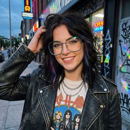 Wade Irisé Carré lunettes6