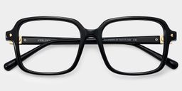 Talia Noir Carré lunettes1