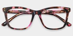 Tyler Tortue Rose Carré lunettes1