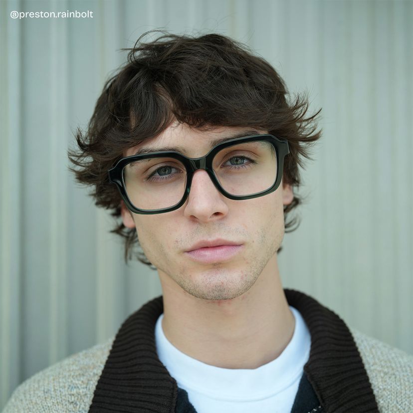 Parker Vert Carré lunettes