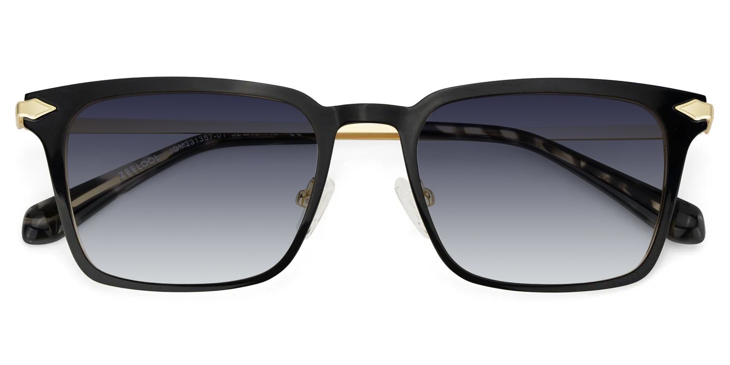 Lunettes de soleil Metal Noir Chaney | ZEELOOL1