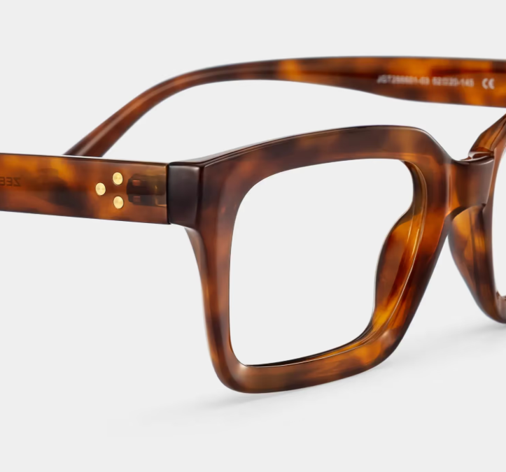 Marley Rectangulaires Tortue TR90 Lunettes4