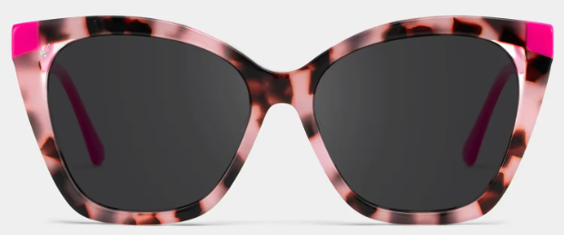 Kira Rose Tortue Papillon lunettes de soleil