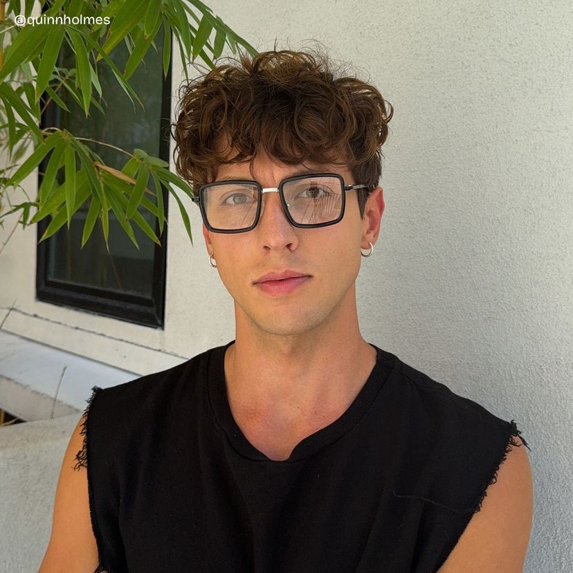 Hunter Noir Carré lunettes
