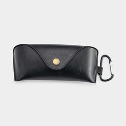 Étui À Lunettes En Cuir Noir De Haute Qualité4