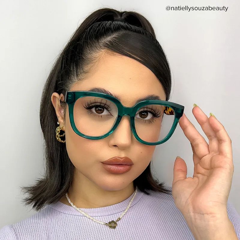 Harrell Vert Carré lunettes