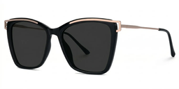 Krystle Noir Carré lunettes de soleil1