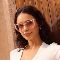 Pearl Rose Cat-eye lunettes0