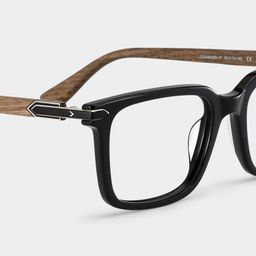 Noah Noir Rectangulaire lunettes4