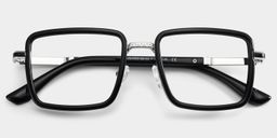 Hunter Noir Carré lunettes1
