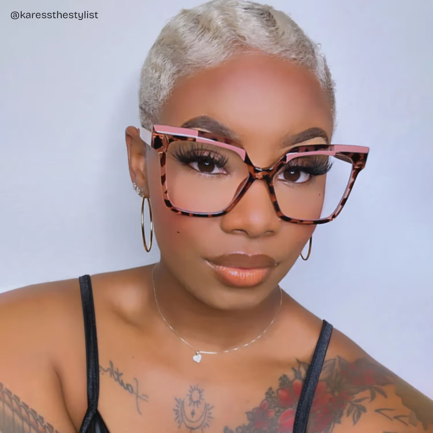 Eboney Carrées  Écaille TR90 Lunettes7