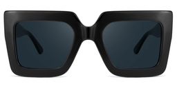Brandon Noir Carré lunettes de soleil0