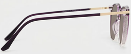 Rodz Violet Foncé Carré lunettes de soleil3