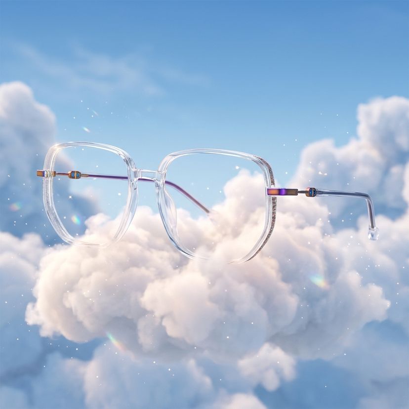 Joana Cristal Géométrique lunettes
