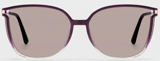 Rodz Violet Foncé Carré lunettes de soleil