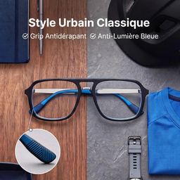 Ryder Bleu Aviateur lunettes0