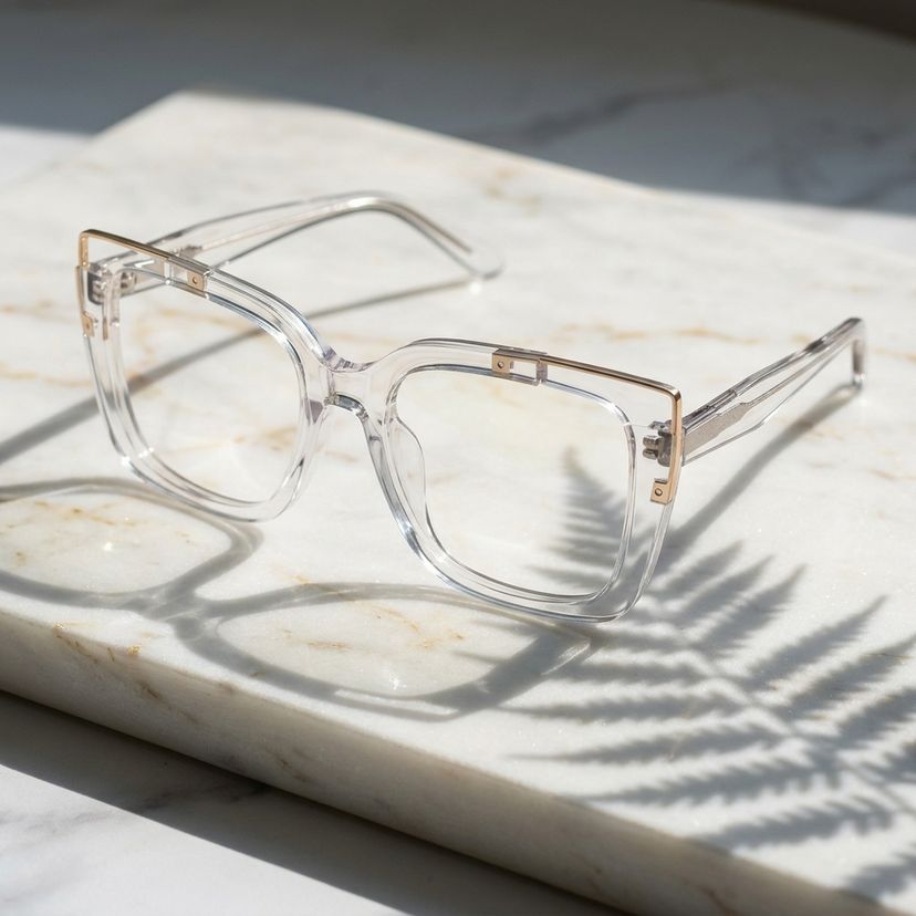 Dortch Cristal Carré lunettes