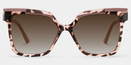 Eboney Tortue Carré lunettes de soleil0