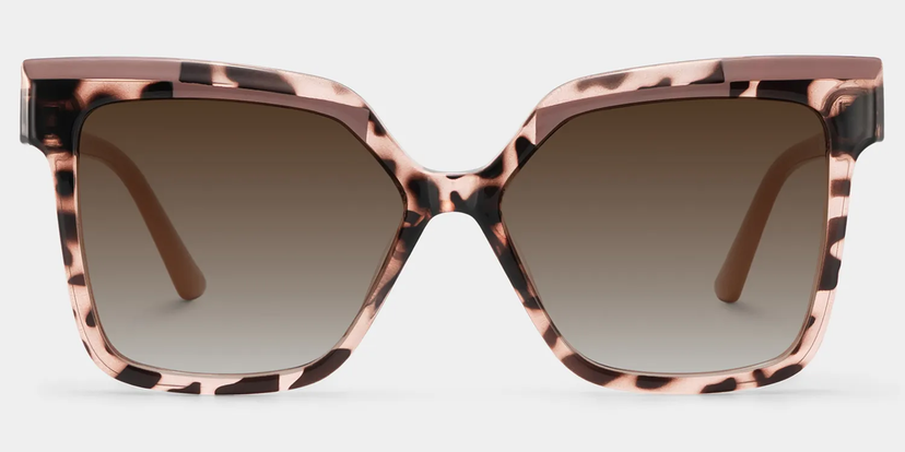 Eboney Tortue Carré lunettes de soleil