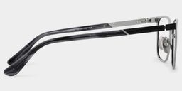 Aubrey Noir Rectangulaire lunettes3