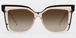 Twolla Beige Carré lunettes de soleil0