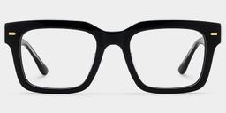 Benjamin Noir Rectangulaire lunettes0