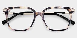 Jacqui Tortue Carré lunettes1