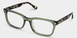Patrick Vert Rectangulaire lunettes2
