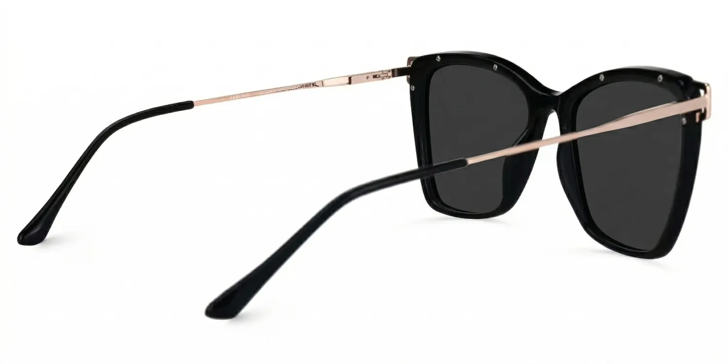 Lunettes de soleil Mixed Noir Krystle | ZEELOOL2