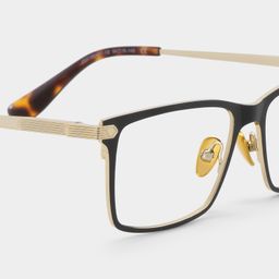 Alexander Noir Rectangulaire lunettes4