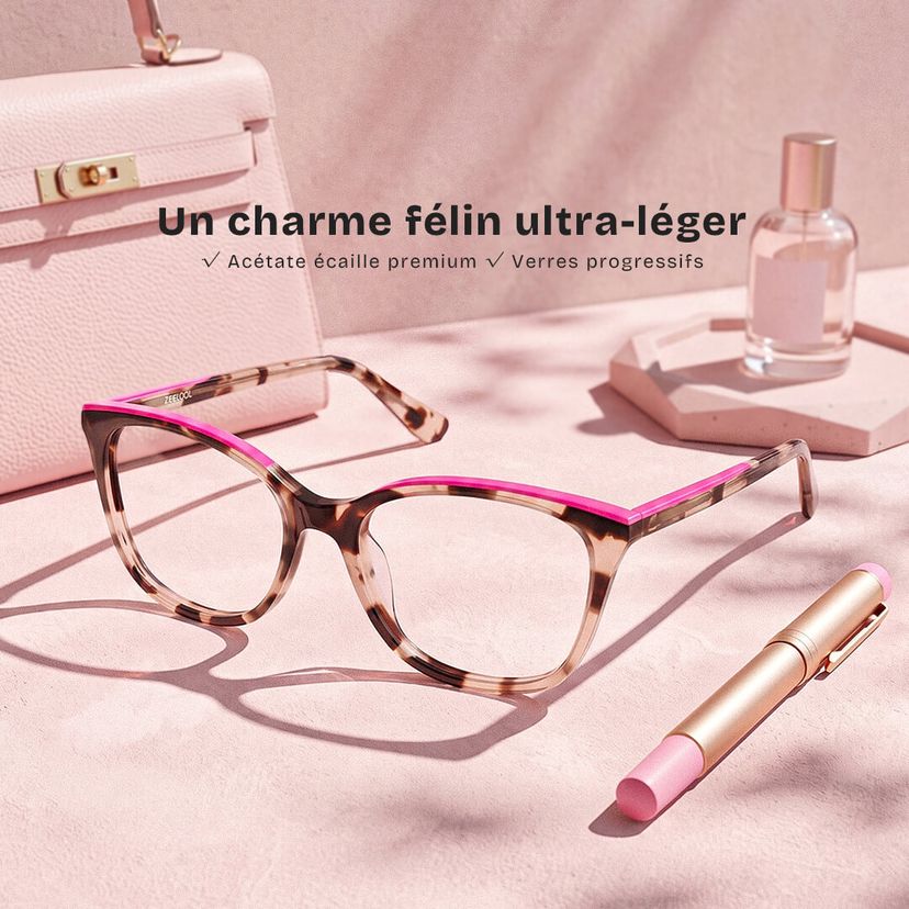 Margaret Tortue Cat-eye lunettes
