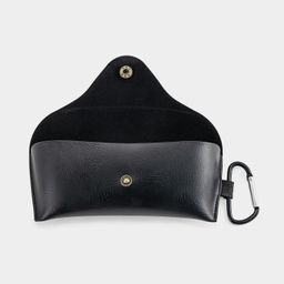 Étui À Lunettes En Cuir Noir De Haute Qualité5