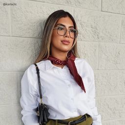Sophie Vert Géométrique lunettes6