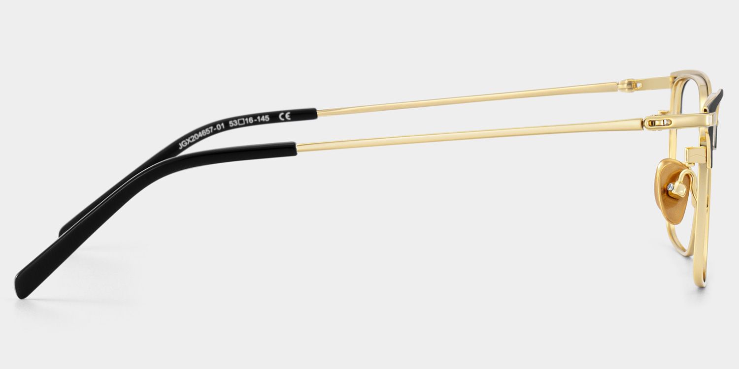 Maxwell Browline Noir Lunettes4