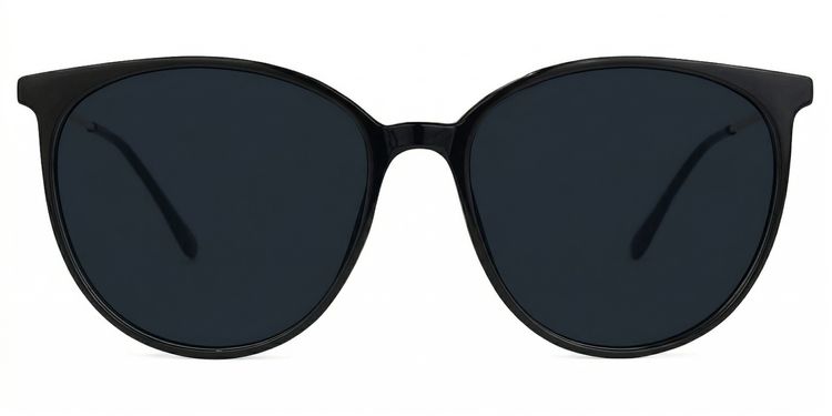 Chanty noir Ronde lunettes de soleil