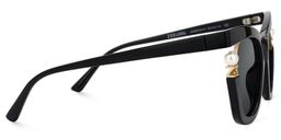 Pearl Noir Cat-eye lunettes de soleil3