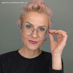 Billie Irisé Géométrique lunettes9