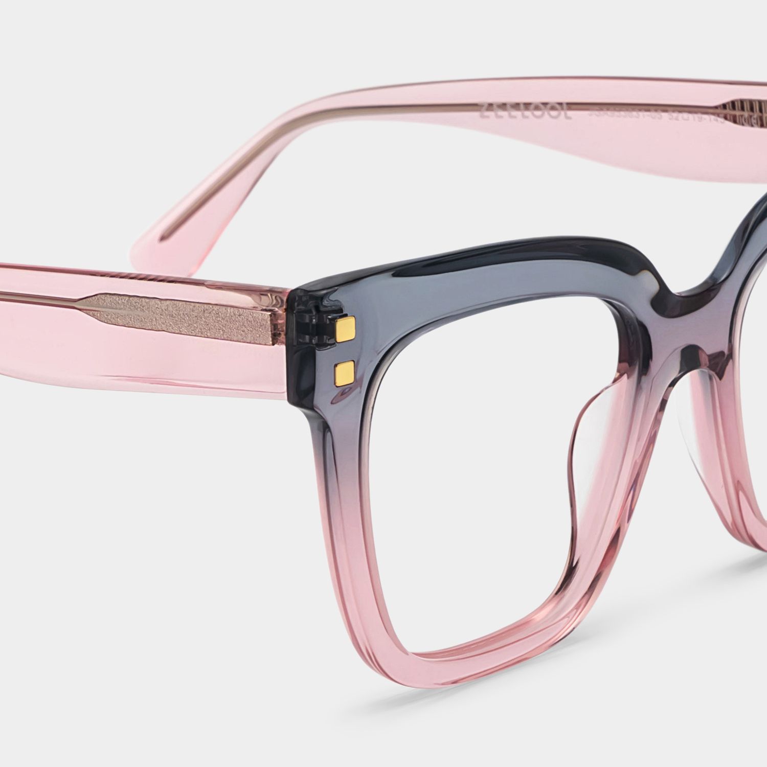 Minguela Carré Gris Rose Lunettes5
