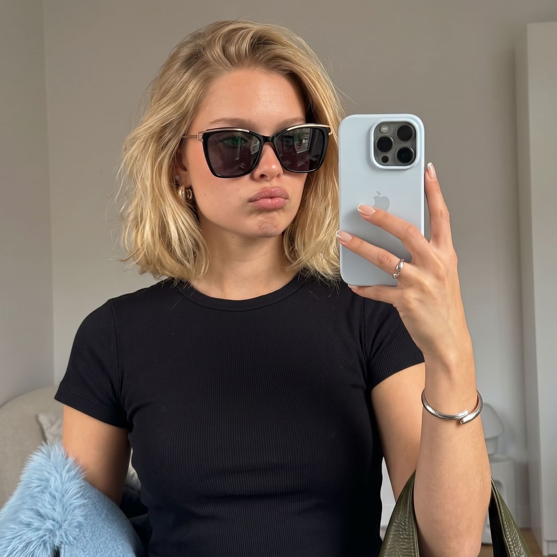Lunettes de soleil Mixed Noir Krystle | ZEELOOL5
