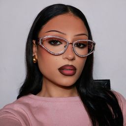 Star Irisé Cat-eye lunettes6