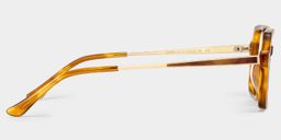Beatrice Jaune Rectangulaire lunettes4