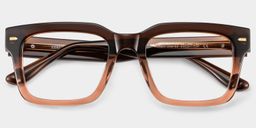 Benjamin Bicolore Rectangulaire lunettes3