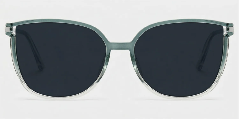 Rodz Vert-Gris Carré lunettes de soleil