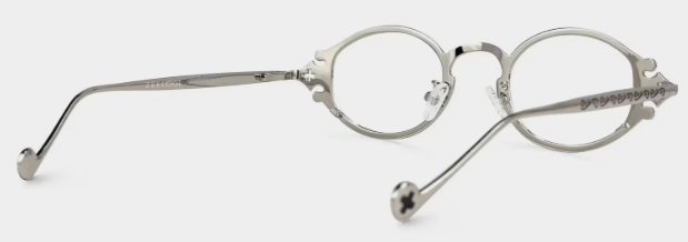 Serena Ovales Métal Argenté Lunettes4