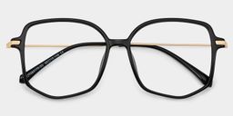 Payton Noir Géométrique lunettes2