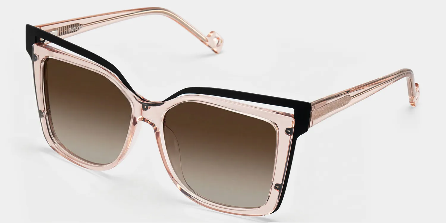 Lunettes de soleil Mixed Beige Twolla | ZEELOOL2