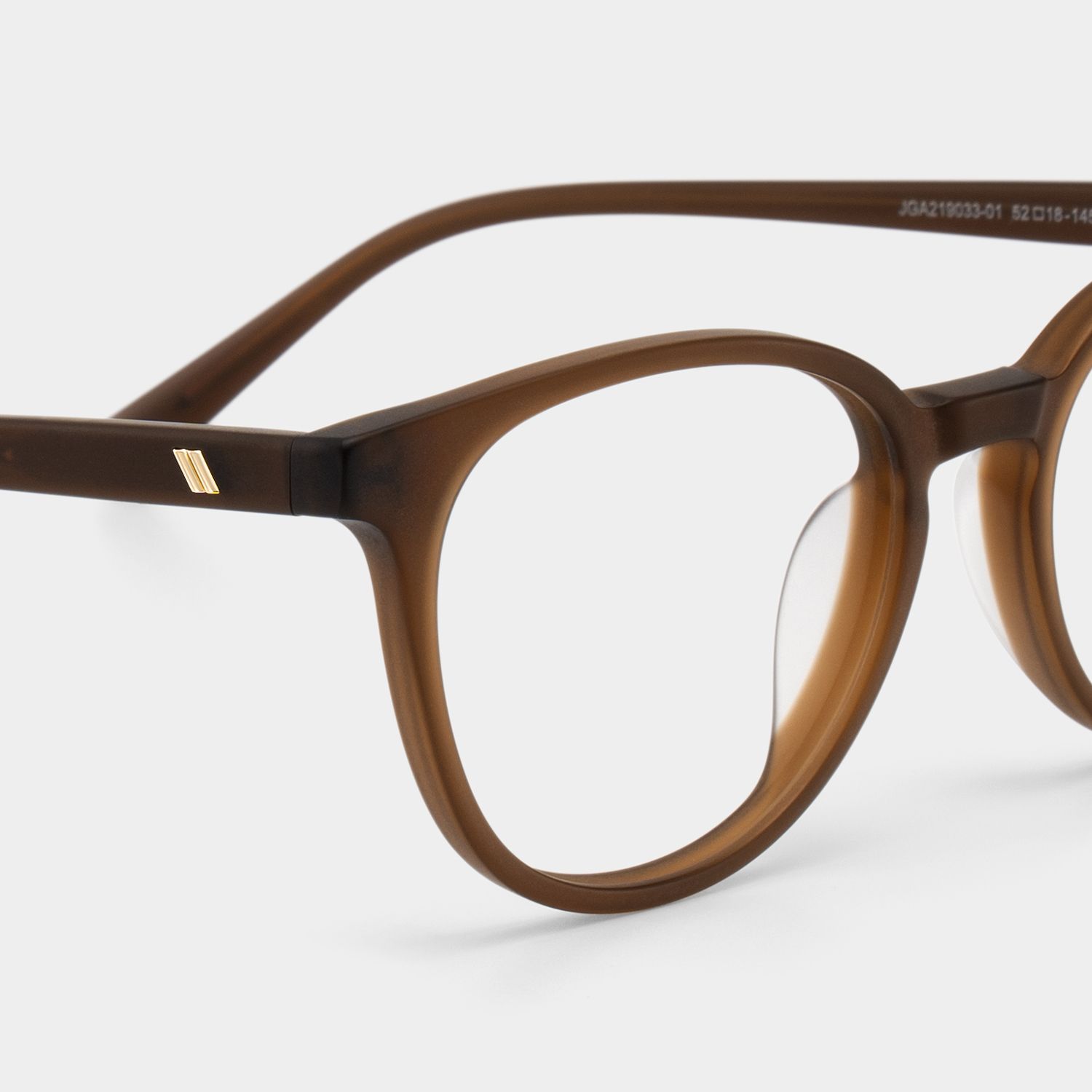 Allison Lunettes papillon en acétate marron mat4