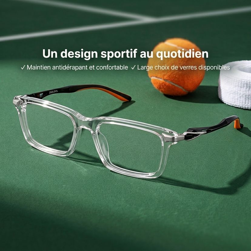 Orion Transparent Rectangulaire lunettes