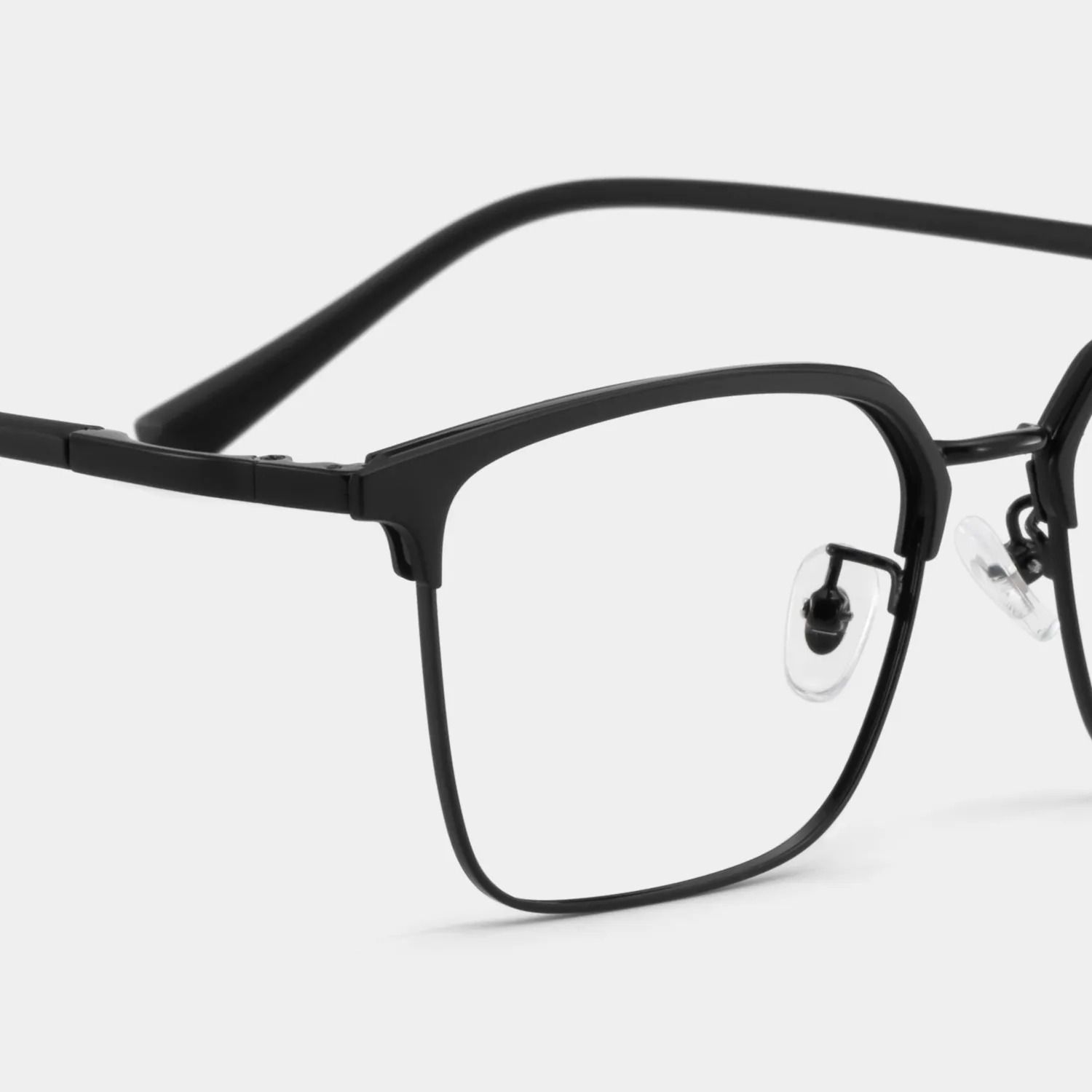 Lunettes rectangulaires noires Tait4